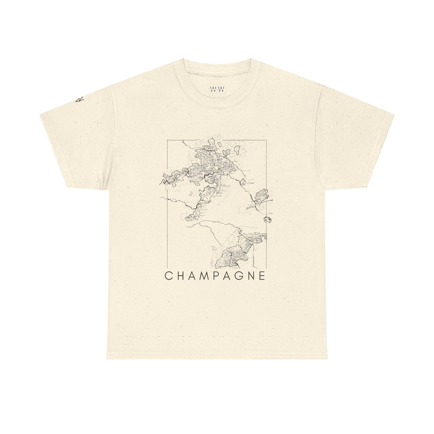 Champagne map - Unisex Heavy Cotton Tee