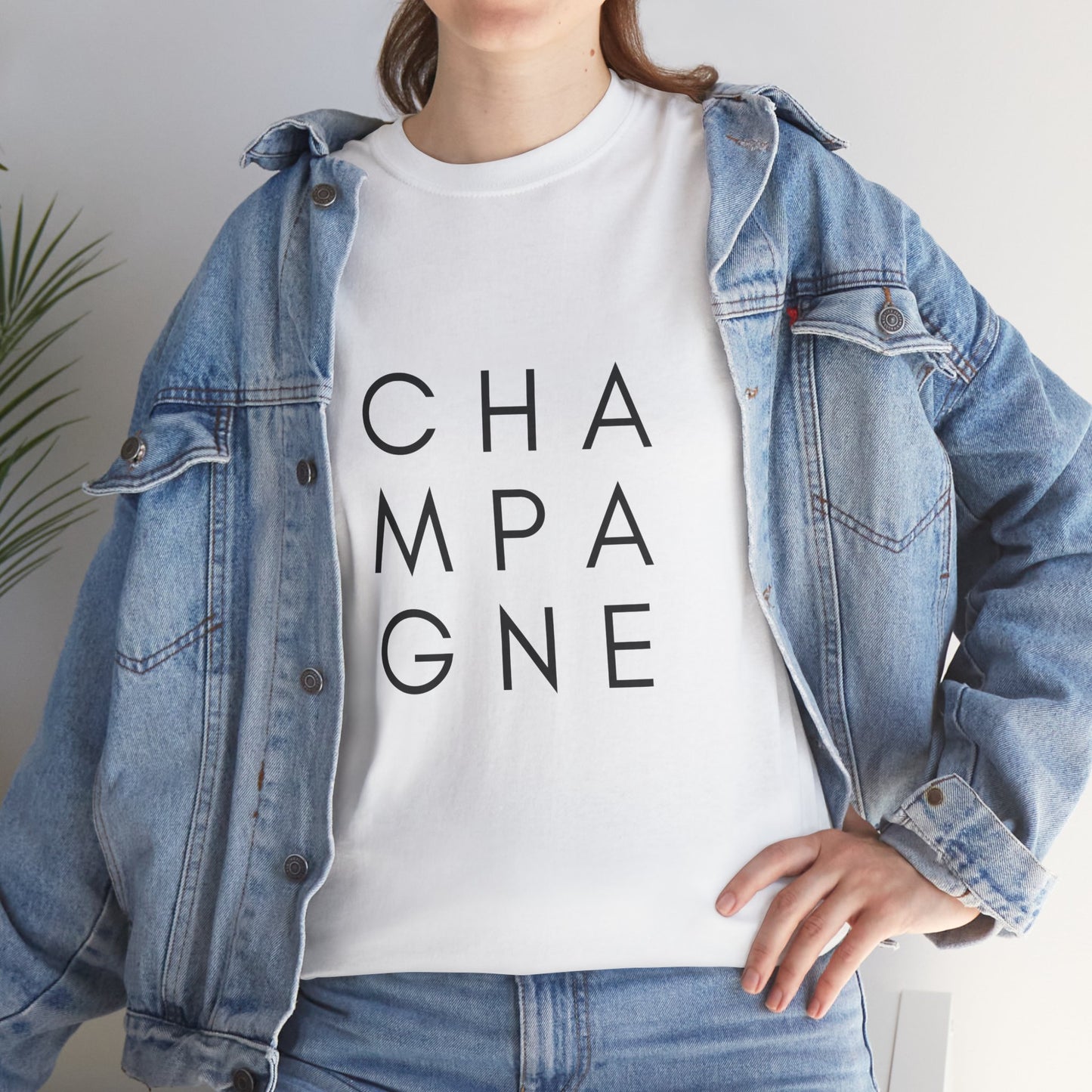 Champagne - Unisex Heavy Cotton Tee