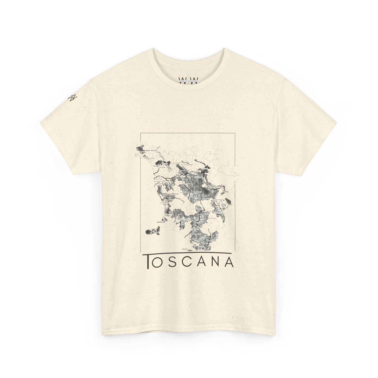 Toscana wine map - Unisex Heavy Cotton Tee