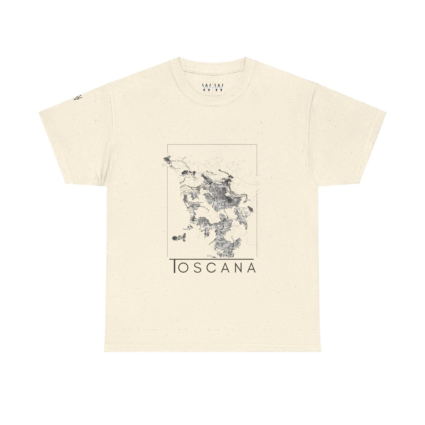 Toscana wine map - Unisex Heavy Cotton Tee